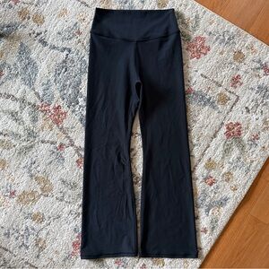 L Abercrombie YPB Black High-Waist leggings flare wide leg pants